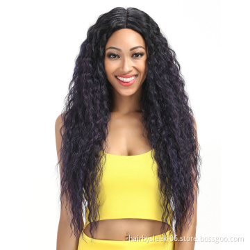 16-20 inches 3 bundles braiding kinky curly with closure for women synthetic hair  weaving extension afro kinky curl hair